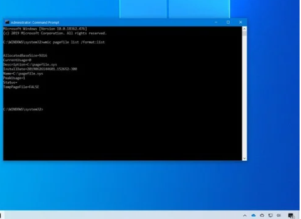 How to increase virtual memory by using command prompt